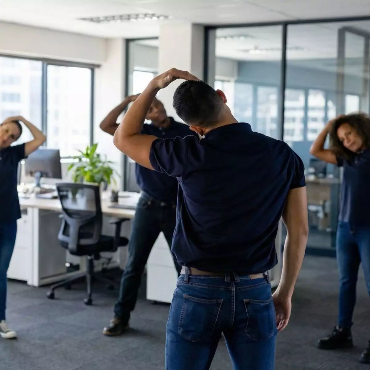 Movimento no Escritório: Ergonomia e Exercícios Práticos