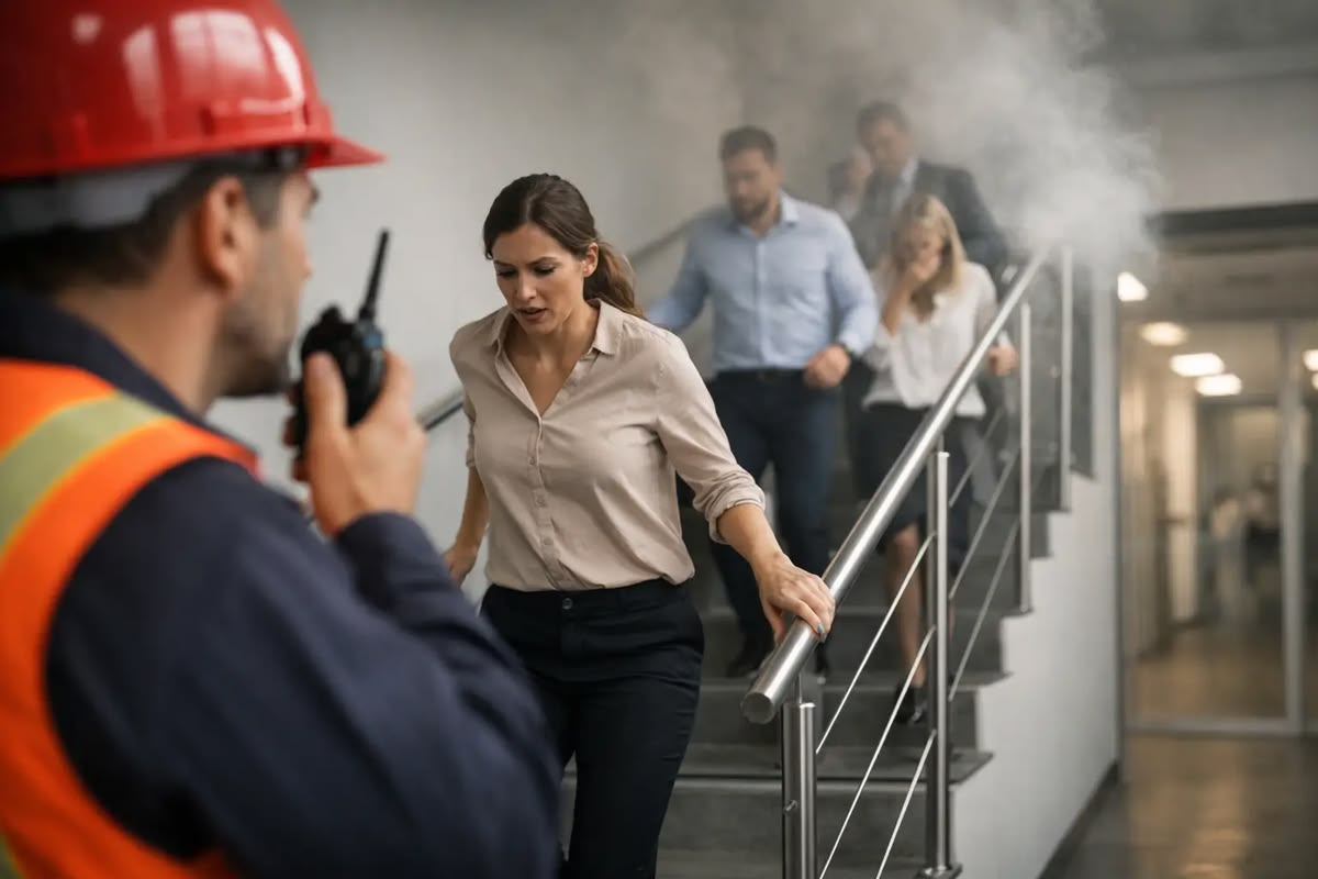 Procedimentos de Emergência e Evacuação no Local de Trabalho